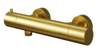 Смеситель для душа Paini Cox 78PJ511TH с термостатом матовое золото